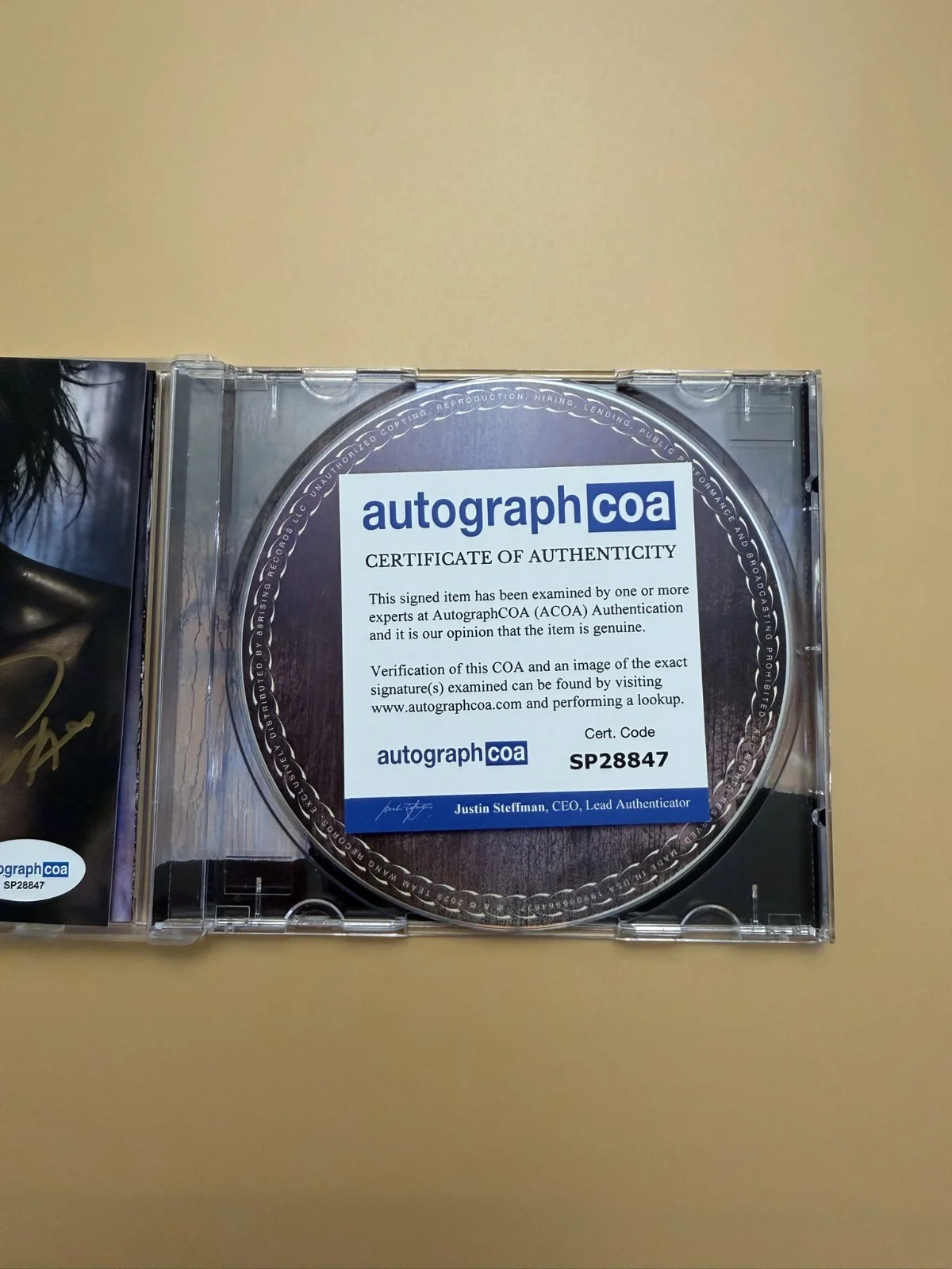Jackson Wang Magic Man 2 CD SIGNED ACOA GOT7 SP28847, image 3