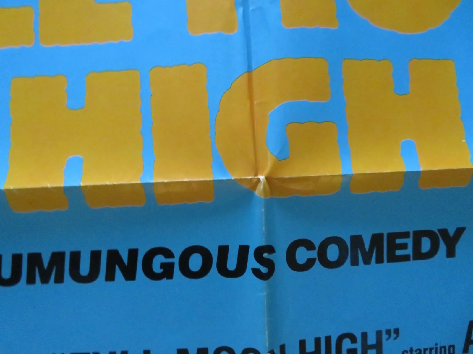 FULL MOON HIGH - STYLE B FOLDED US ONE SHEET POSTER ADAM ARKIN ROZ KELLY 1981, изображение 4
