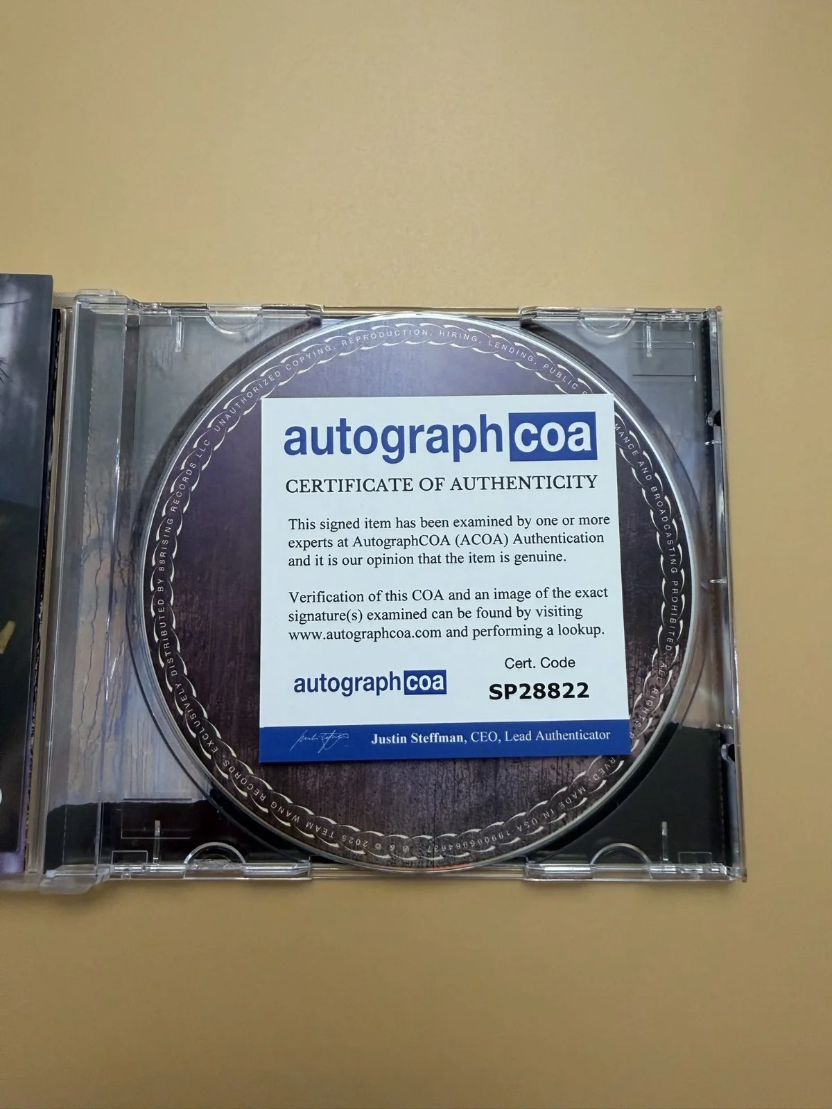 Jackson Wang SIGNED CD Magic Man 2 GOT7 Autograph ACOA SP28822, image 3