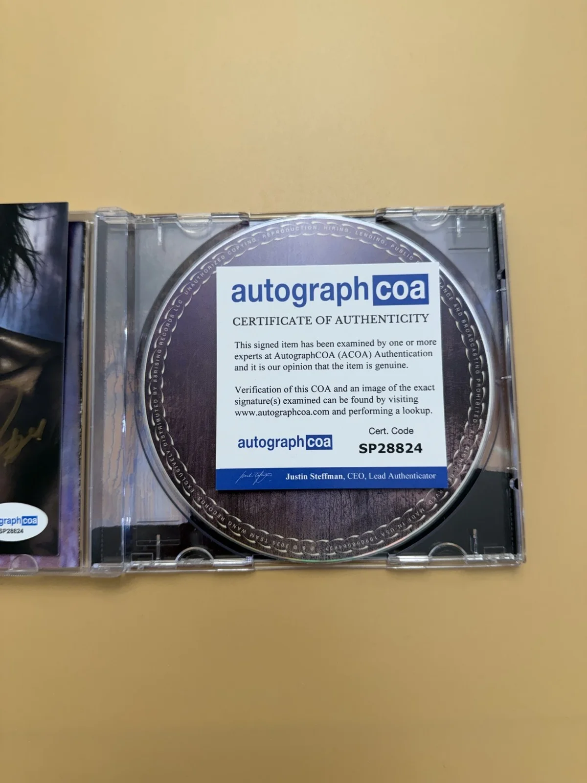 Jackson Wang Magic Man 2 SIGNED CD GOT7 Autograph ACOA SP28824, image 3