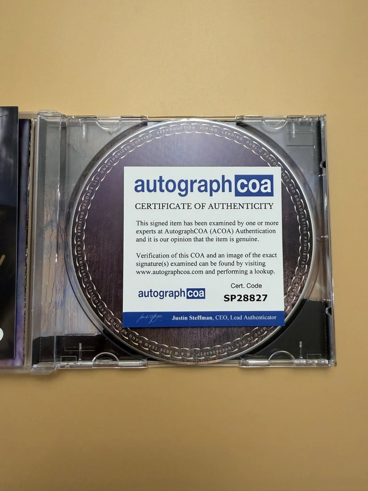 SIGNED Jackson Wang Magic Man 2 CD Autograph ACOA SP28827, image 3