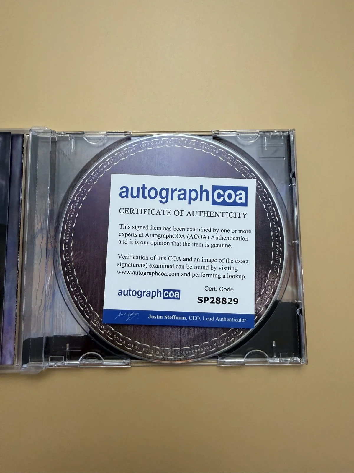 Jackson Wang SIGNED Magic Man 2 CD Autograph GOT7 ACOA SP28829, image 3