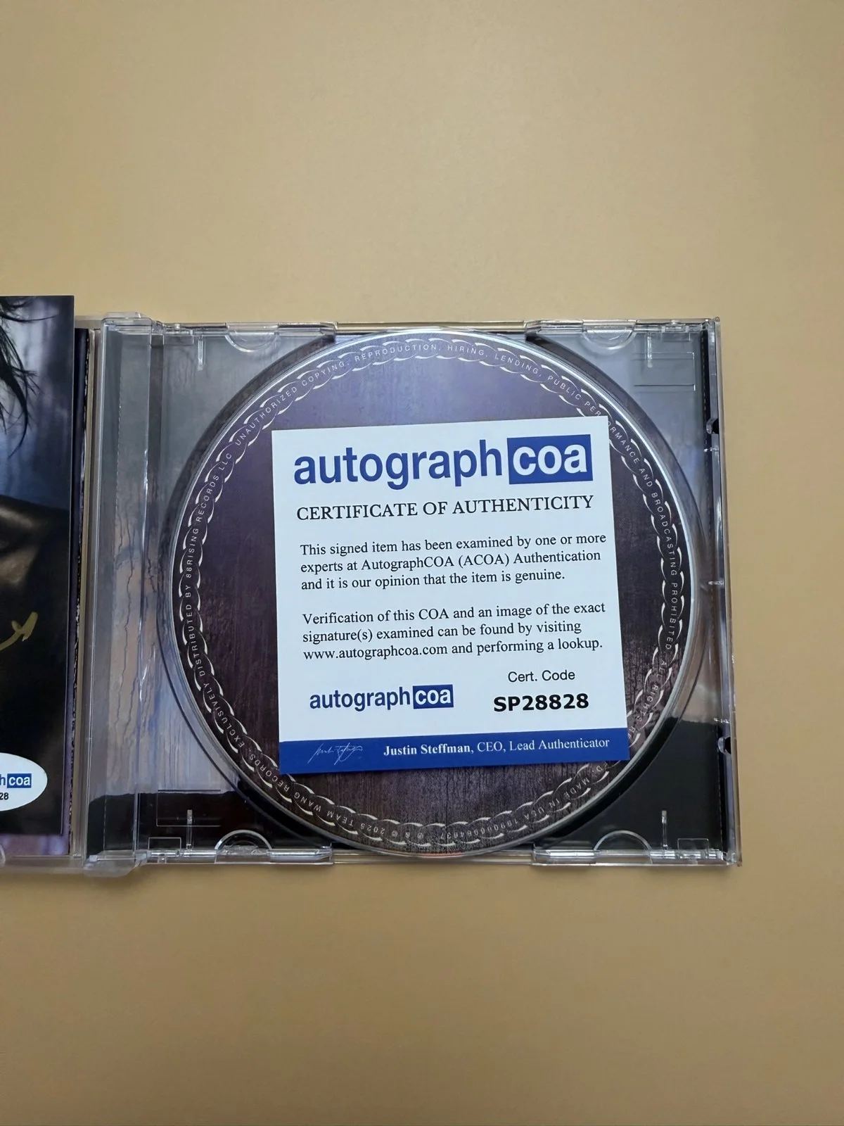 Jackson Wang SIGNED Magic Man 2 CD GOT7 ACOA SP28828, image 3