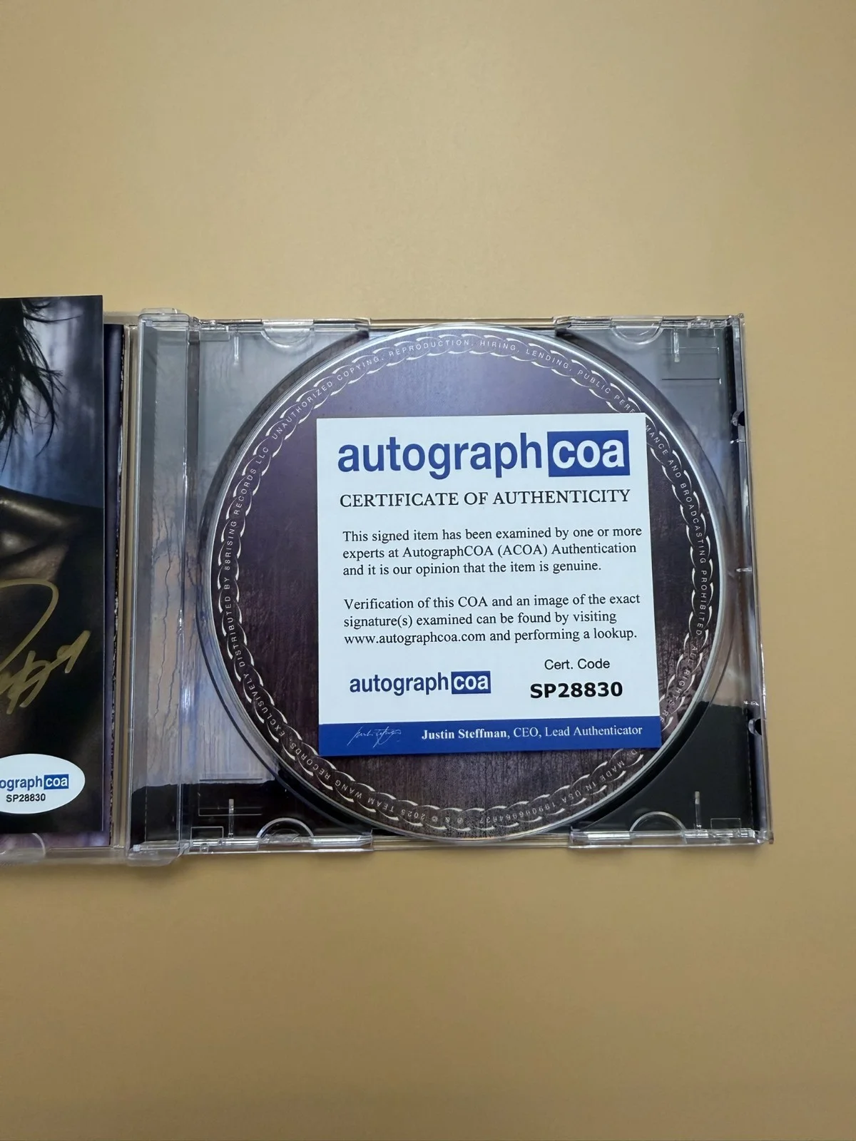 SIGNED Jackson Wang Magic Man 2 CD ACOA Autograph GOT7 SP28830, image 3