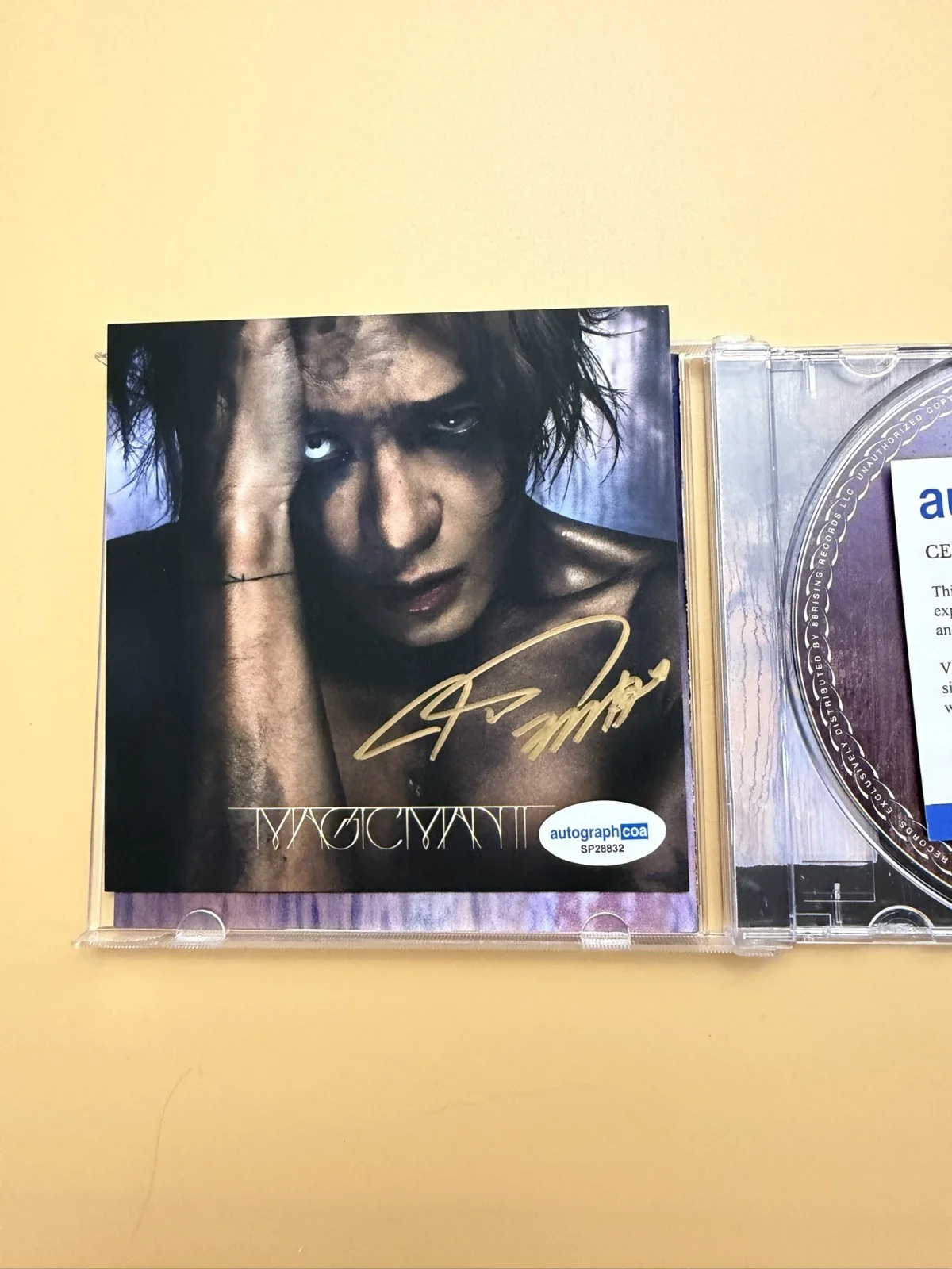 SIGNED Jackson Wang CD Magic Man 2 GOT7 Autograph ACOA SP28832, image 2