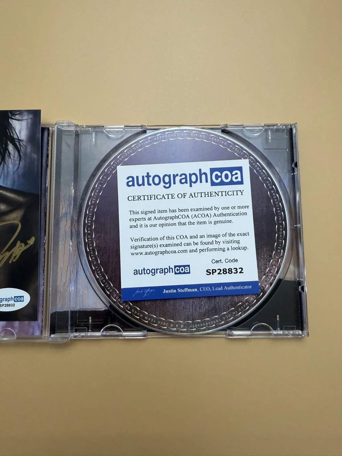 SIGNED Jackson Wang CD Magic Man 2 GOT7 Autograph ACOA SP28832, image 3
