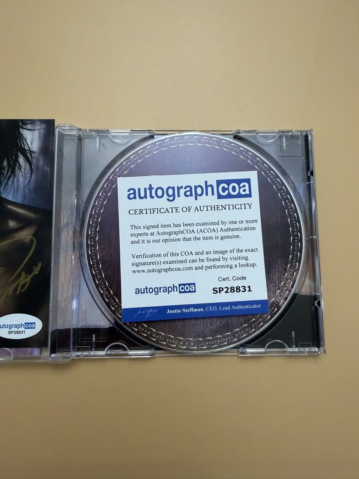 Jackson Wang Magic Man 2 CD SIGNED Autograph ACOA GOT7 SP28831, image 3