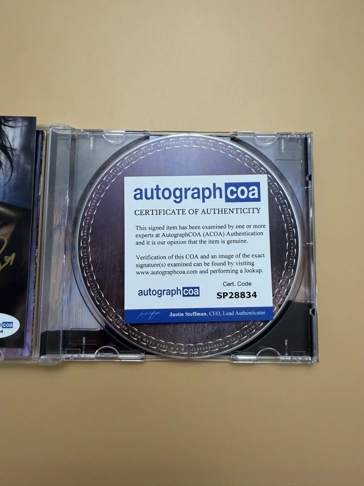 SIGNED Jackson Wang Autograph Magic Man 2 CD ACOA GOT7 SP28834, image 3