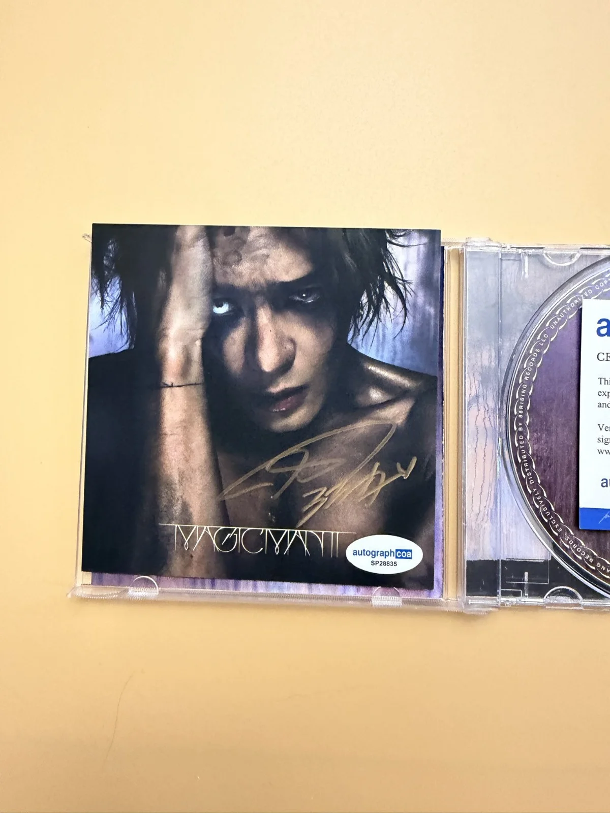 Jackson Wang Magic Man 2 SIGNED Autograph CD GOT7 ACOA SP28835, image 2
