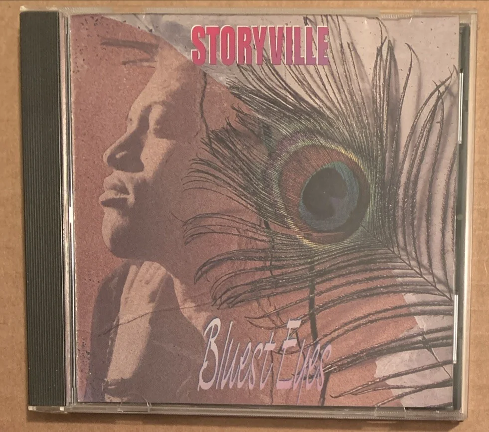 STORYVILLE Signed “Bluest Eyes” CD 1994 Mint Condition 2003 Dallas Ticket Stub, image 2