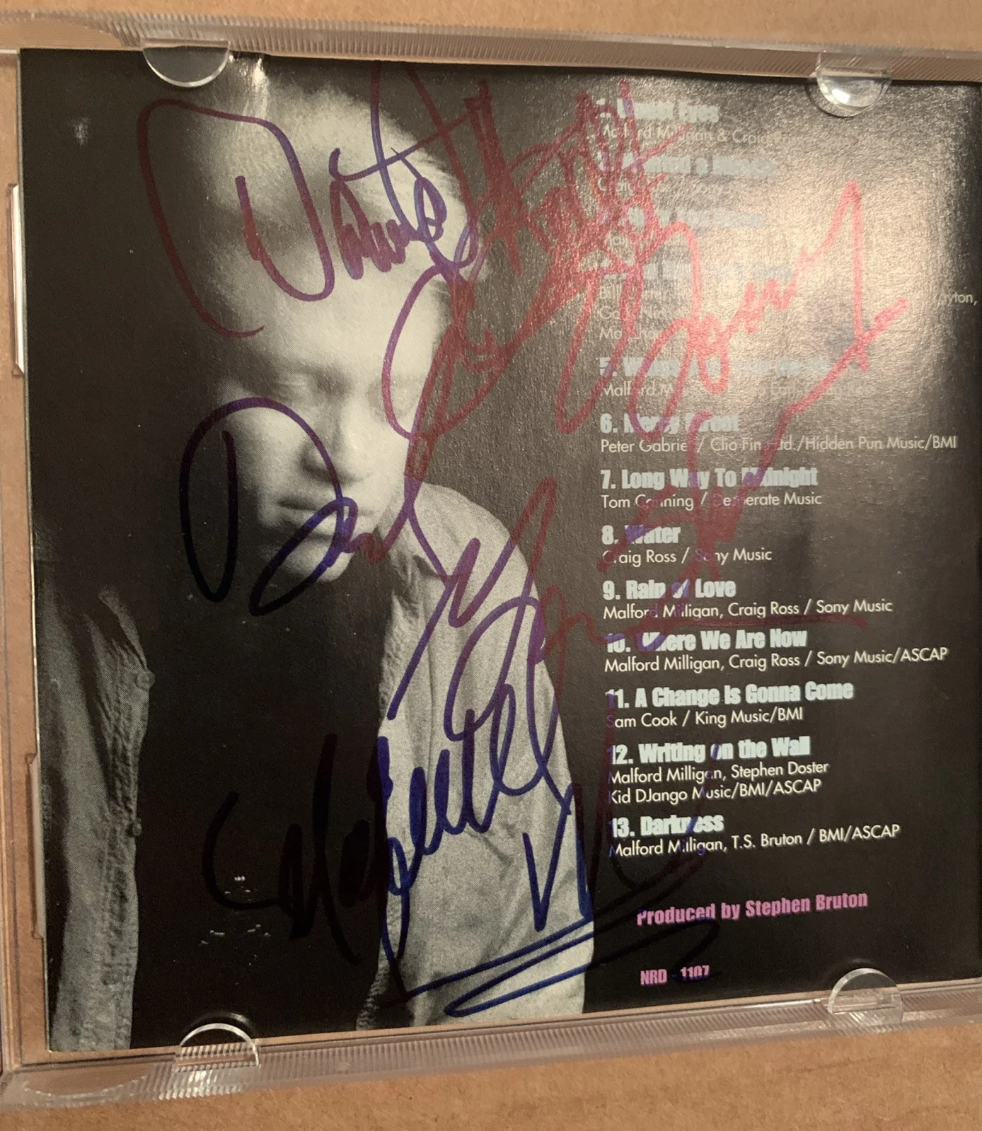 STORYVILLE Signed “Bluest Eyes” CD 1994 Mint Condition 2003 Dallas Ticket Stub, image 4