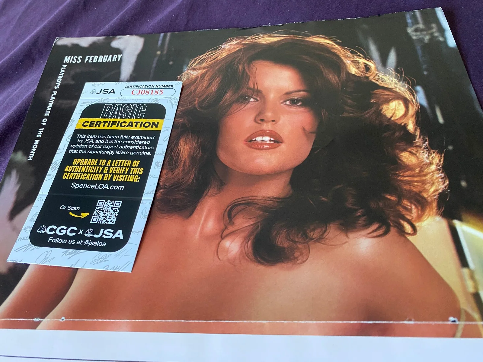 Lee Ann Michelle — Rare Lee Ann Michelle 1979 Playboy Playmate Signed Magazine Centerfold JSA COA, image 4