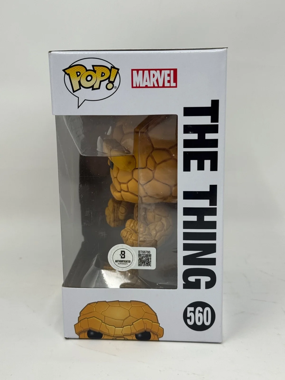Michael Chiklis — Michael Chiklis Signed The Thing Funko Pop Marvel Fantastic Four 560 Beckett COA, изображение 4