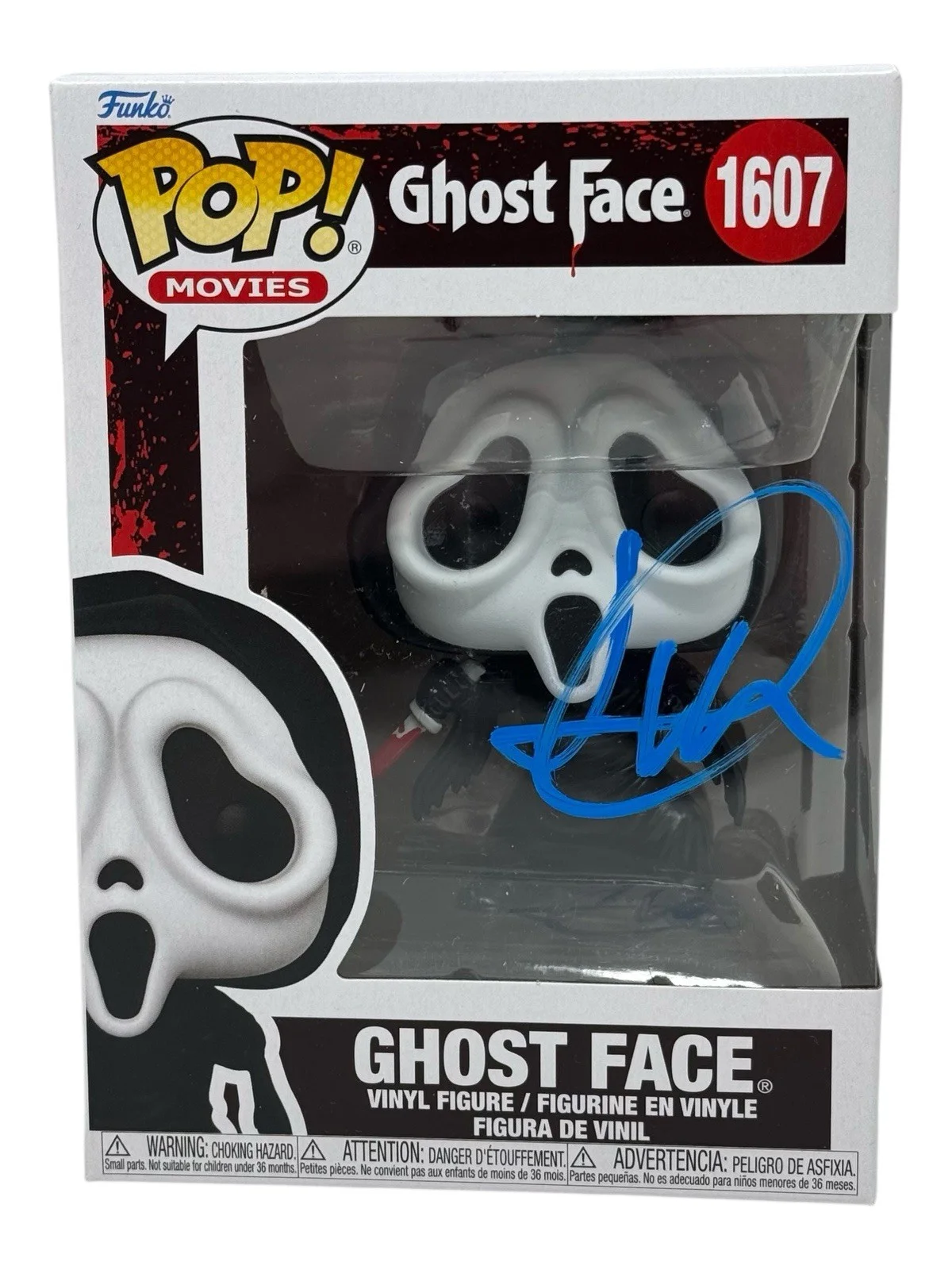 Jack Quaid — Jack Quaid Signed Scream Ghost Face Funko Pop 1607 Autograph Horror Beckett COA