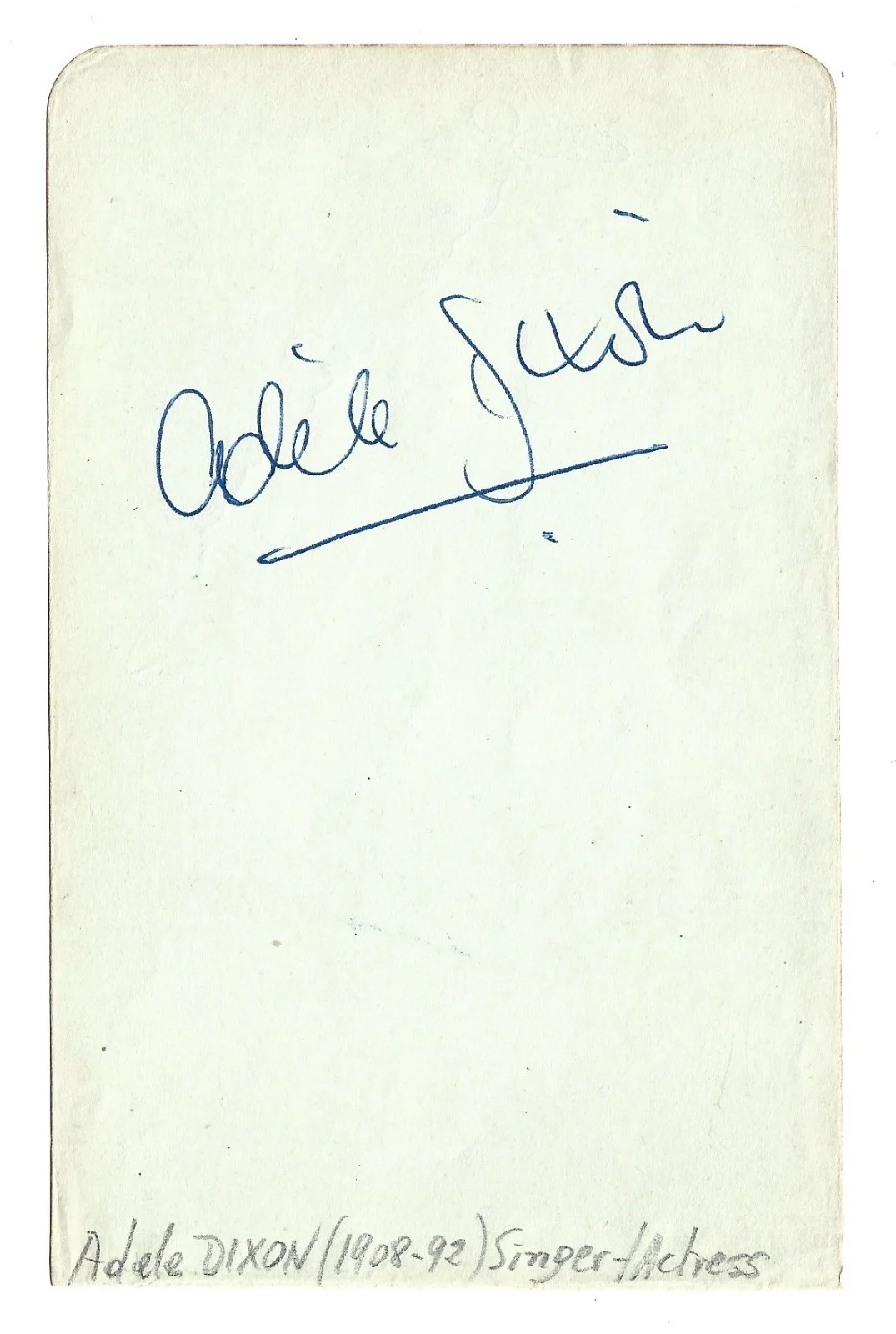 Julie Andrews — Julie Andrews & Adele Dixon SIGNED Album Page JSA COA Autographed Mary Poppins, image 2