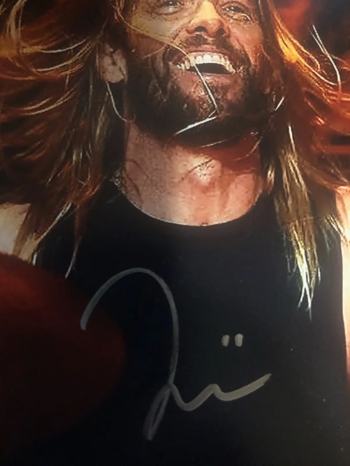 Taylor Hawkins Signed 8x10 Photo Foo Fighters Auto Dec., image 2