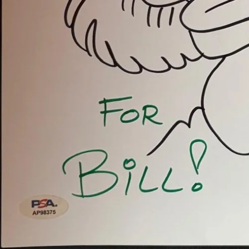 Don Rosa — DON ROSA SIGNED RARE SKETCH 11X14 THE LIFE AND TIMES OF SCROOGE MCDUCK PSA COA, изображение 2