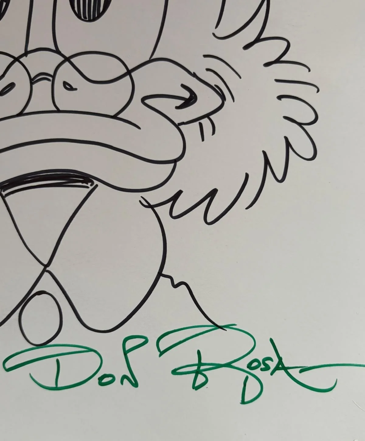 Don Rosa — DON ROSA SIGNED RARE SKETCH 11X14 THE LIFE AND TIMES OF SCROOGE MCDUCK PSA COA, изображение 3