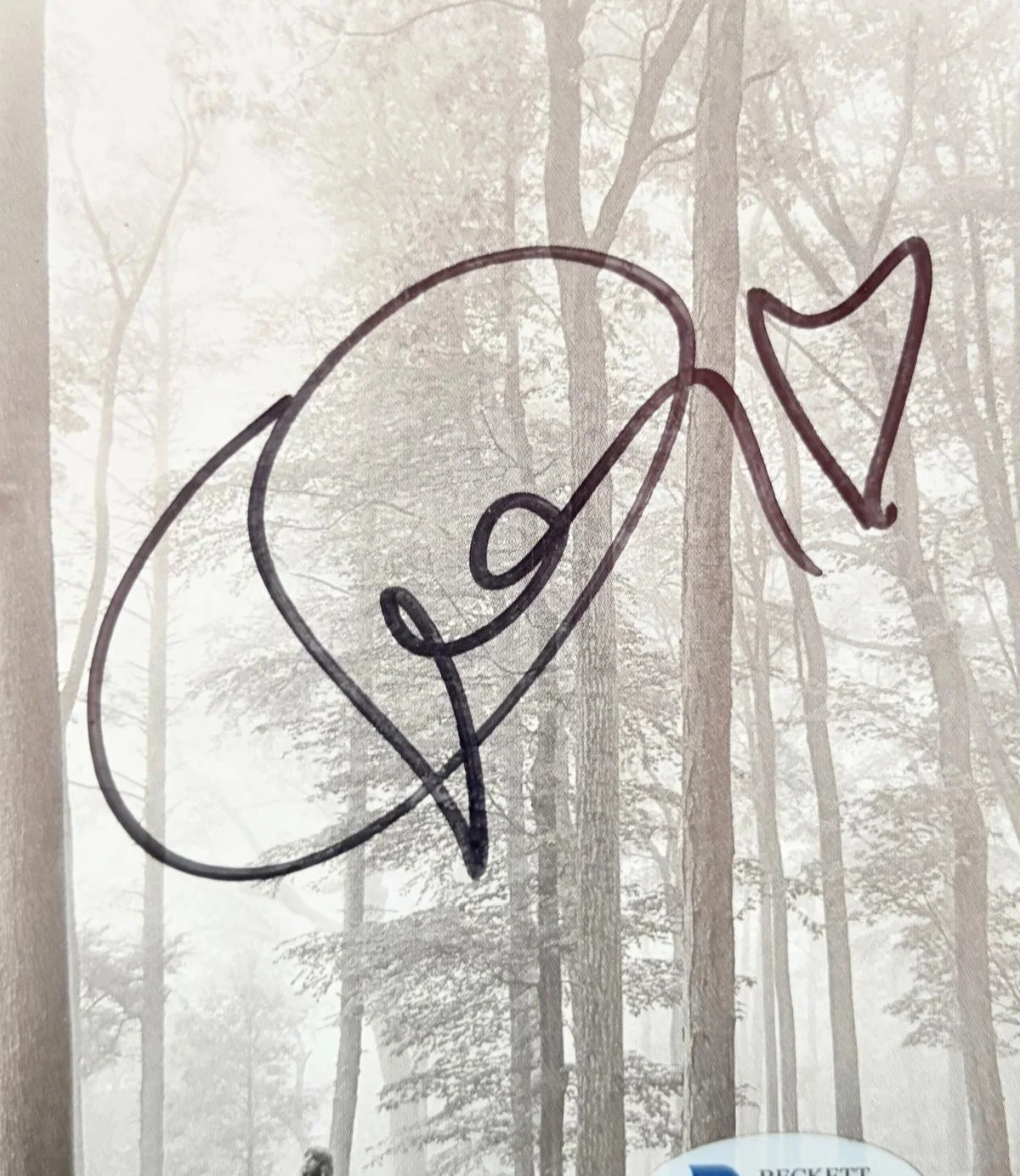 Taylor Swift — TAYLOR SWIFT SIGNED AUTOGRAPHED CD COVER FOLKLORE SHAKE IT OFF BECKETT HEART, image 2