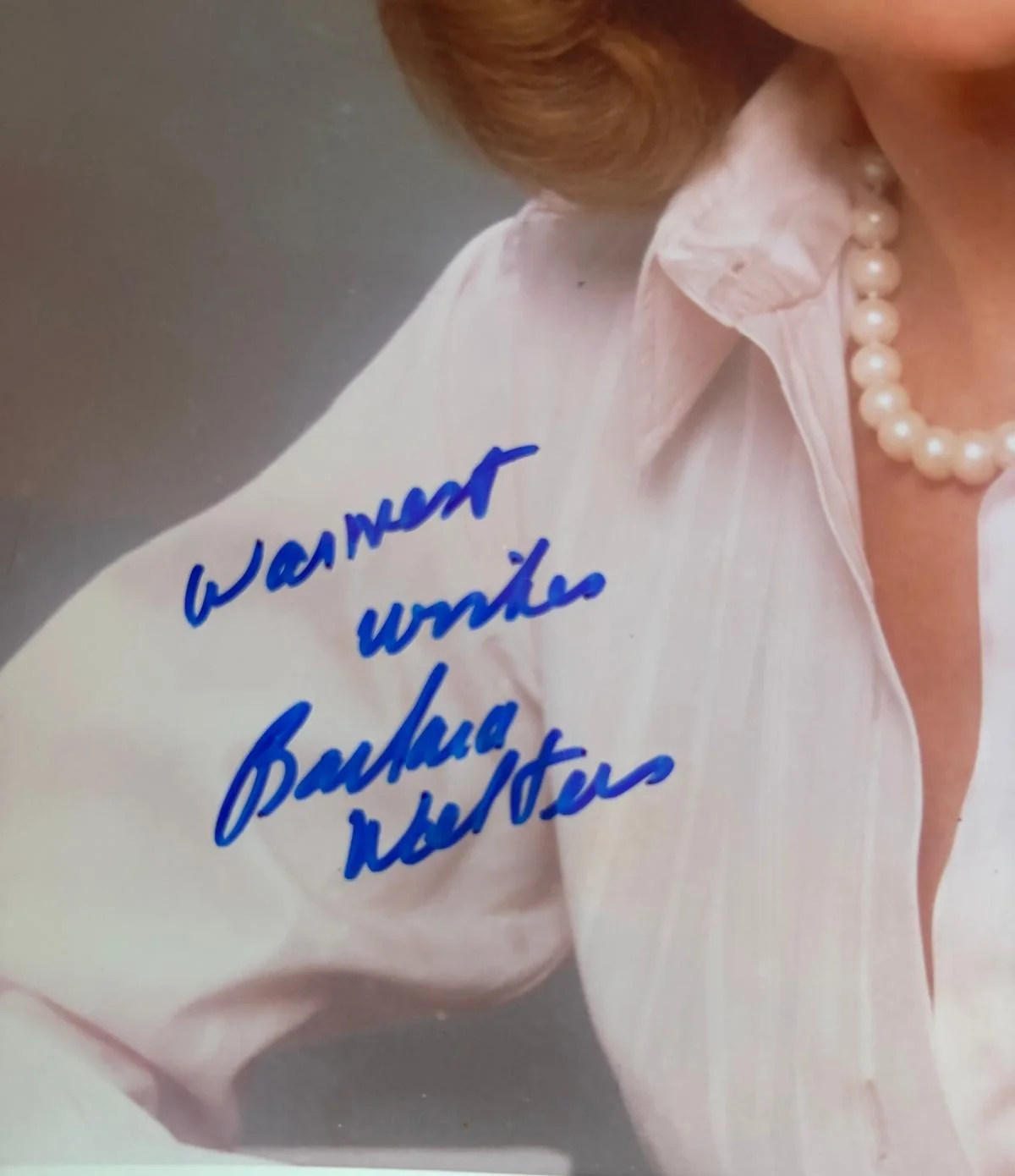 Barbara Walters — BARBARA WALTERS SIGNED AUTOGRAPHED 8X10 PHOTO THE VIEW TODAY ABC NEWS JSA, изображение 2