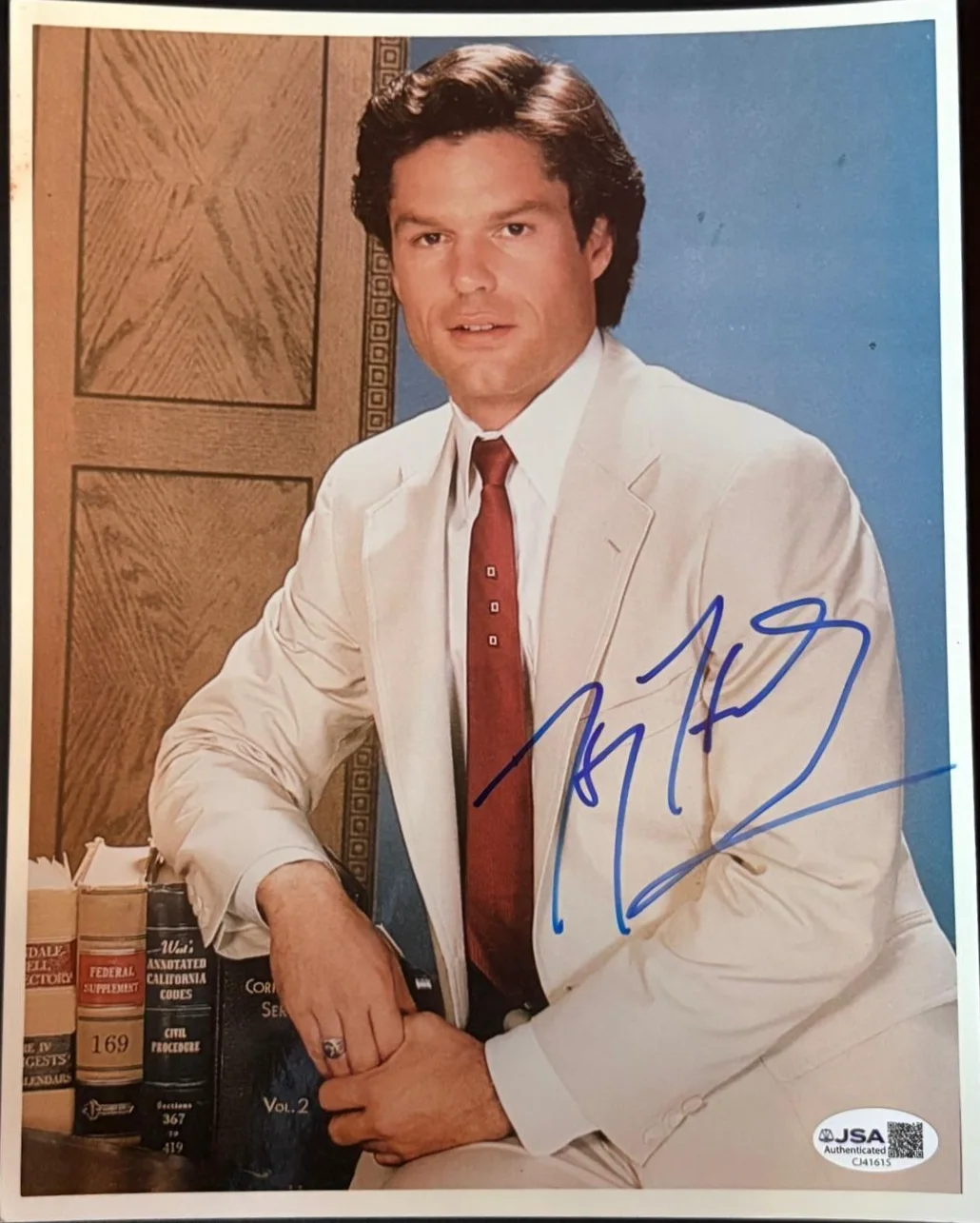 Harry Hamlin — HARRY HAMLIN SIGNED AUTOGRAPHED 8X10 PHOTO L.A. LAW CLASH OF THE TITANS JSA COA