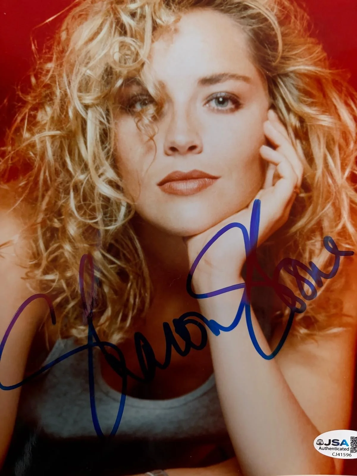 Sharon Stone — SHARON STONE SIGNED AUTOGRAPHED 8X10 PHOTO SEXY CASINO ROBERT DE NIRO JSA COA C, изображение 2