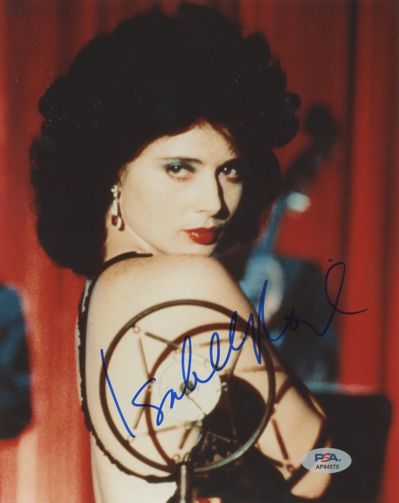 Isabella Rossellini — Isabella Rossellini Blue Velvet Authentic Signed 8x10 Photo PSA/DNA #AP84570
