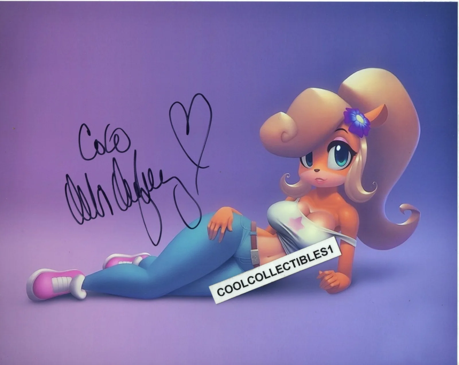 DEBI DERRYBERRY — DEBI DERRYBERRY IN PERSON SIGNED 8X10 COLOR PHOTO 1 COA "PROOF'