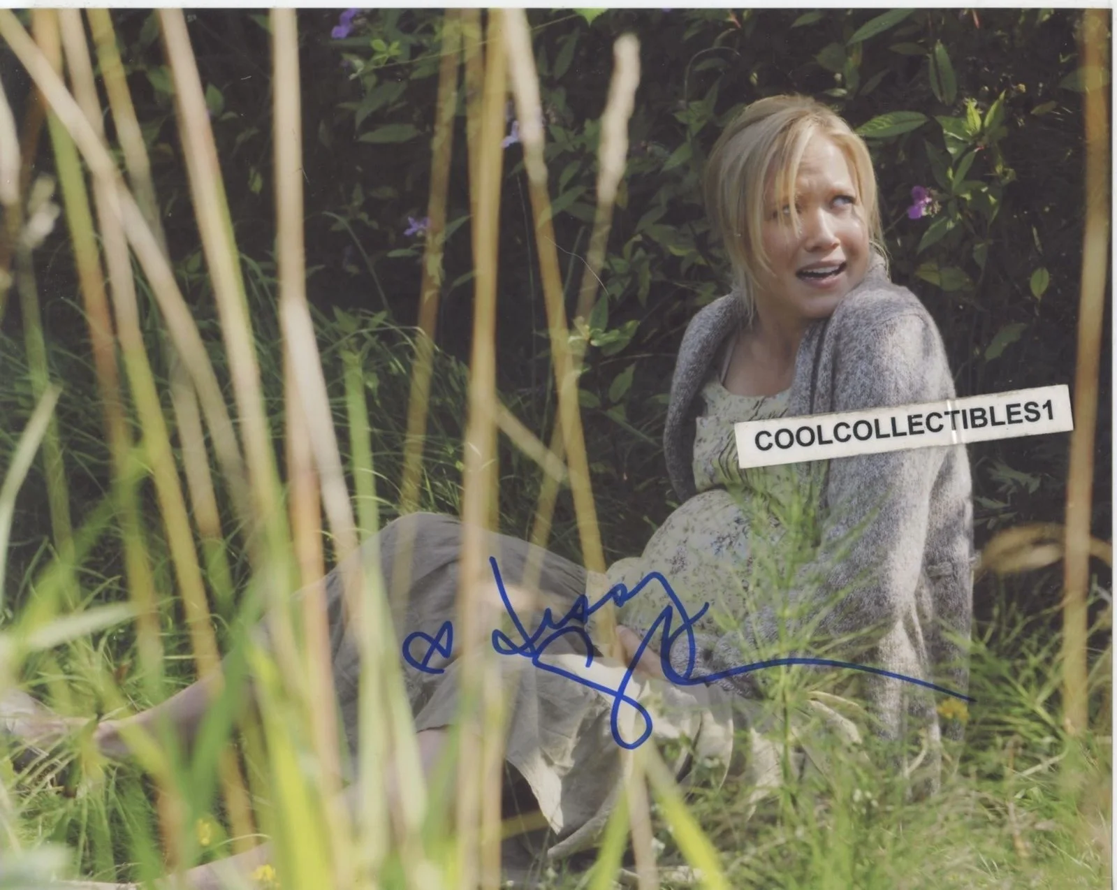 JESSY SCHRAM — JESSY SCHRAM HAND SIGNED 8X10 COLOR PHOTO "PROOF" COA