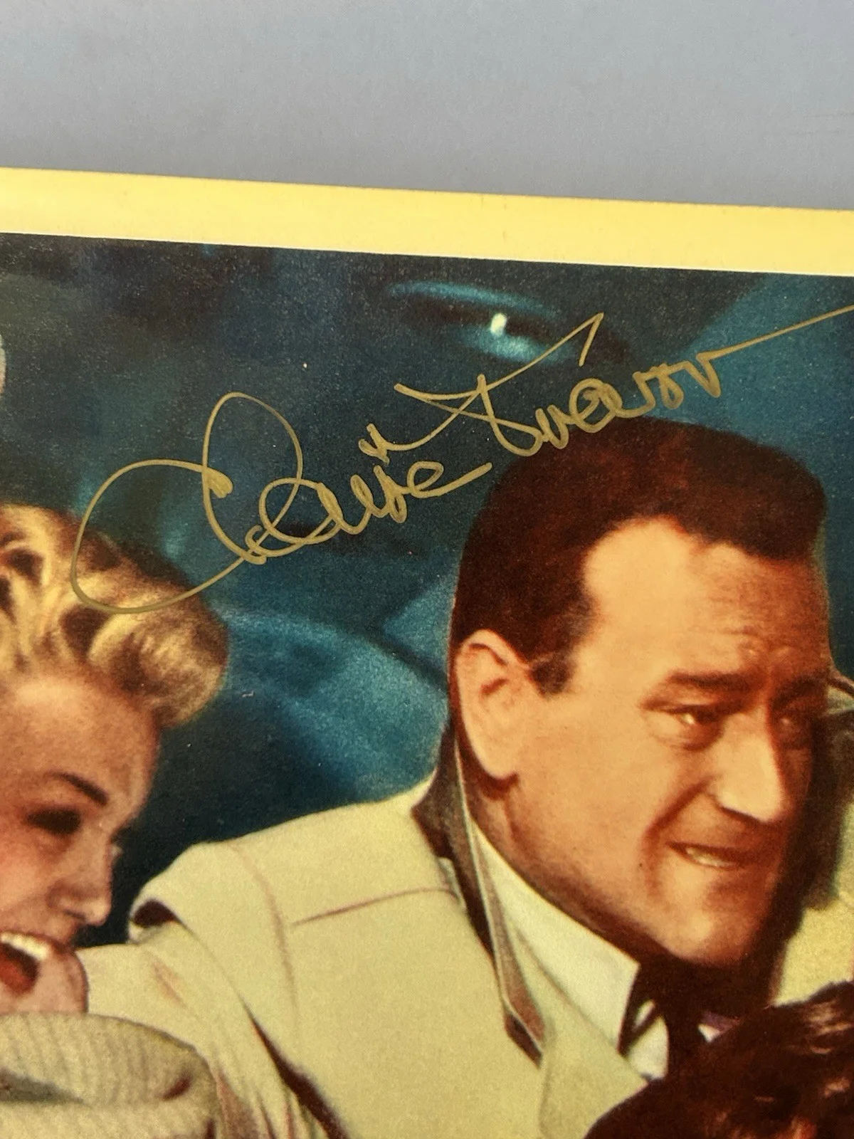 Claire Trevor — 1954 The High & The Mighty Still Lobby Card Photo Claire Trevor Signed Autograph, изображение 4