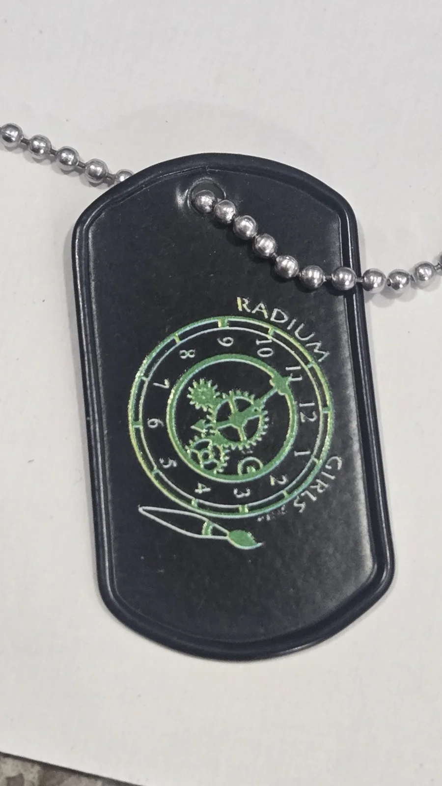 Hello Dolly Radium Girls Addams Family Dog Tag Necklace Movie Advertising Promo, изображение 3