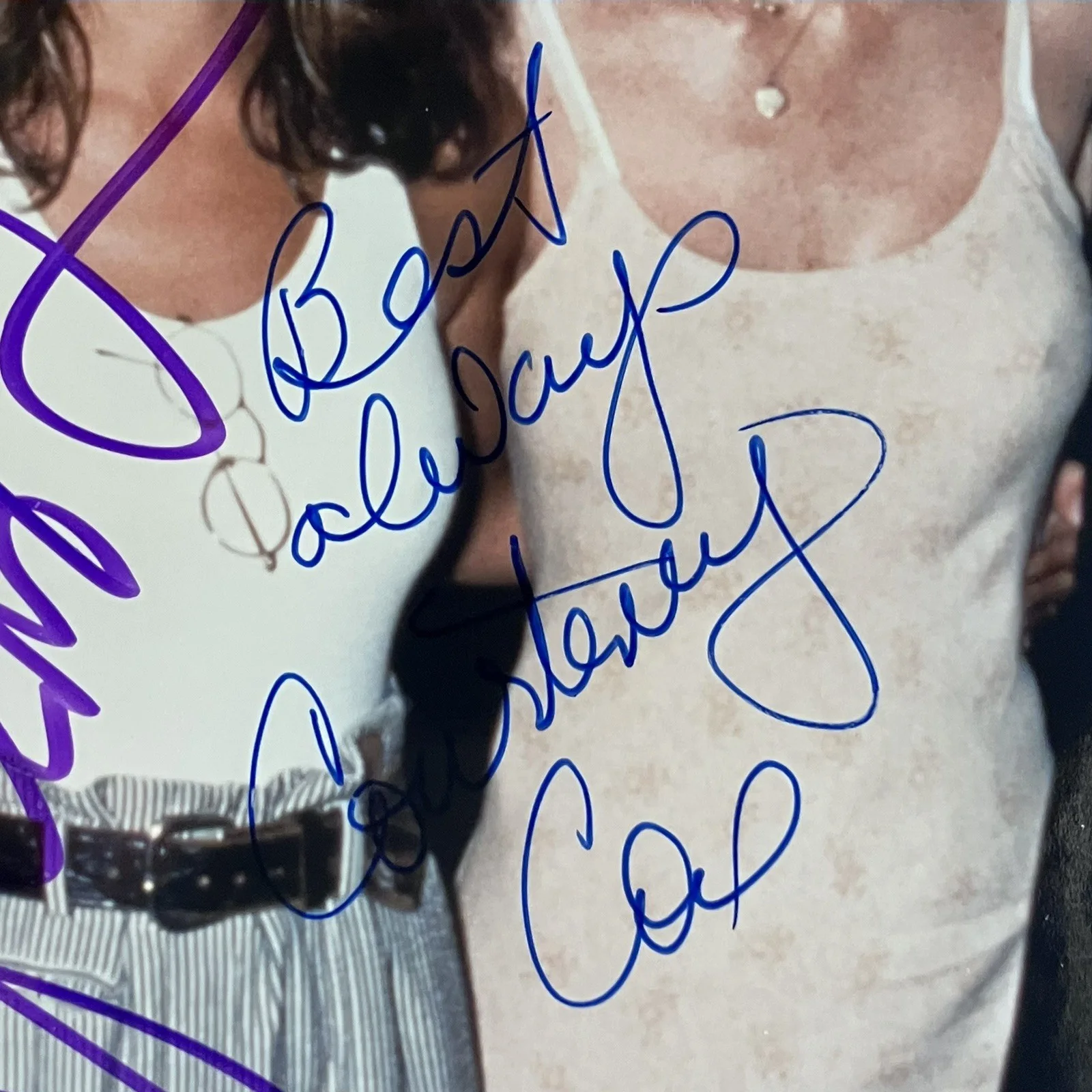 Schwimmer, Kudrow, Aniston, Cox, LeBlanc, Perry — “FRIENDS” SIGNED By All 6 VINTAGE PHOTO / Aniston, KUDROW, Cox, PERRY, LeBlanc &, image 4