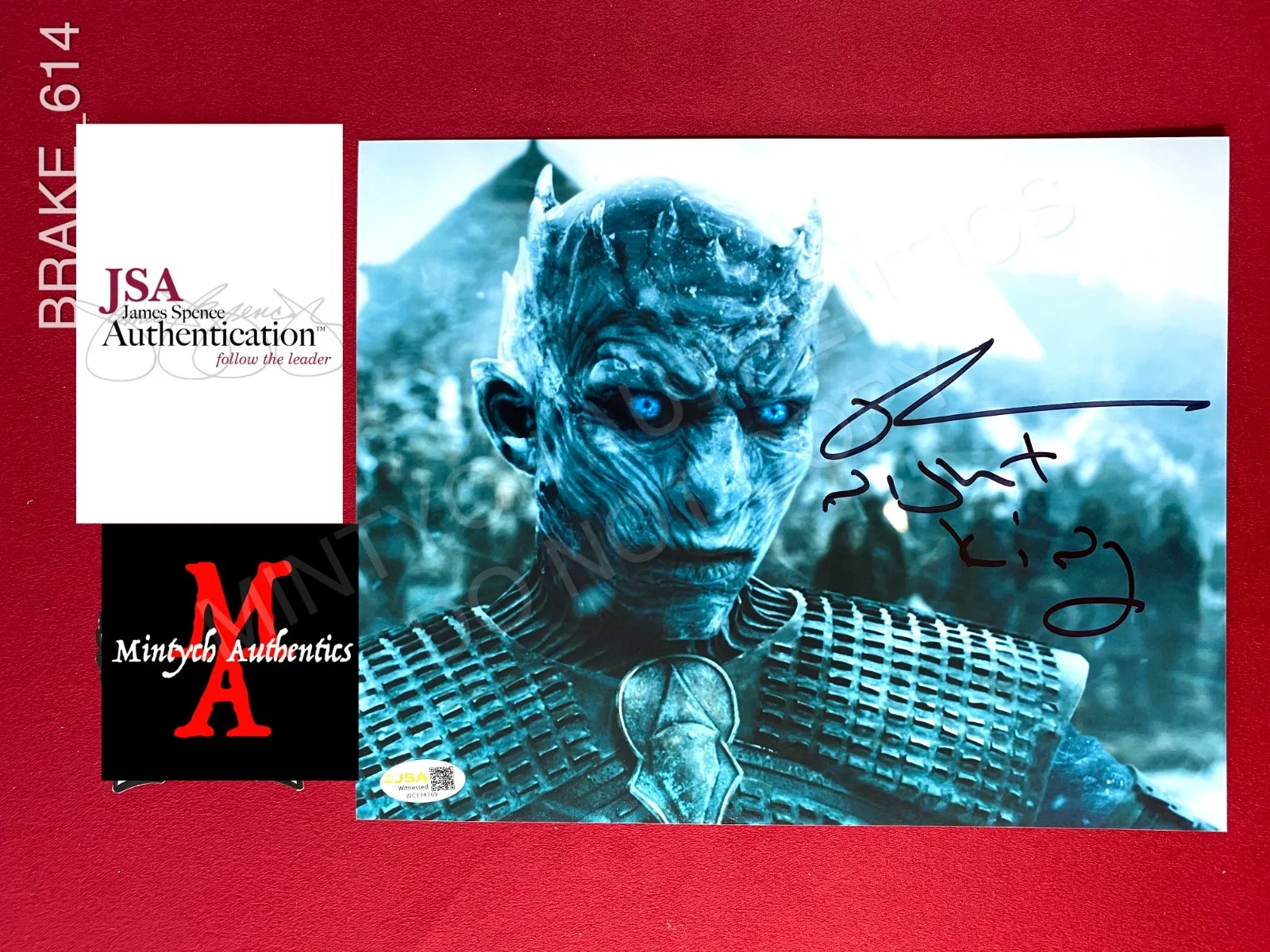 Richard Brake — Richard Brake autographed signed 8x10 photo Game of Thrones JSA COA Zombie
