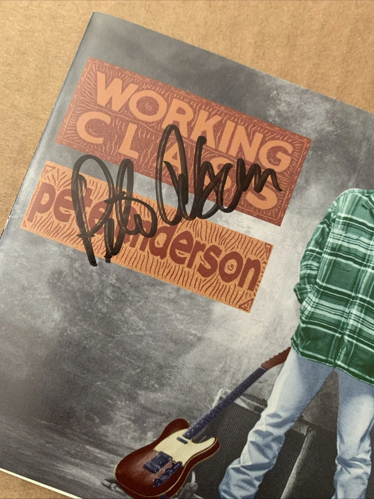 Pete Anderson Signed Working Class CD 1994 Mint, изображение 2