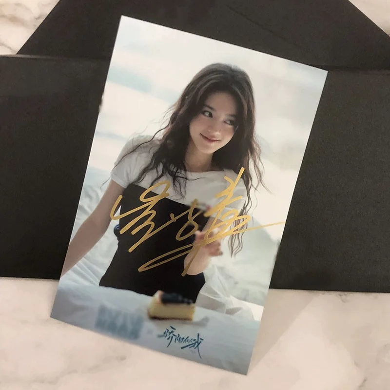 New Zhao Jinmai 骄阳似我 6" Signed Autographed Photo Collection, изображение 3