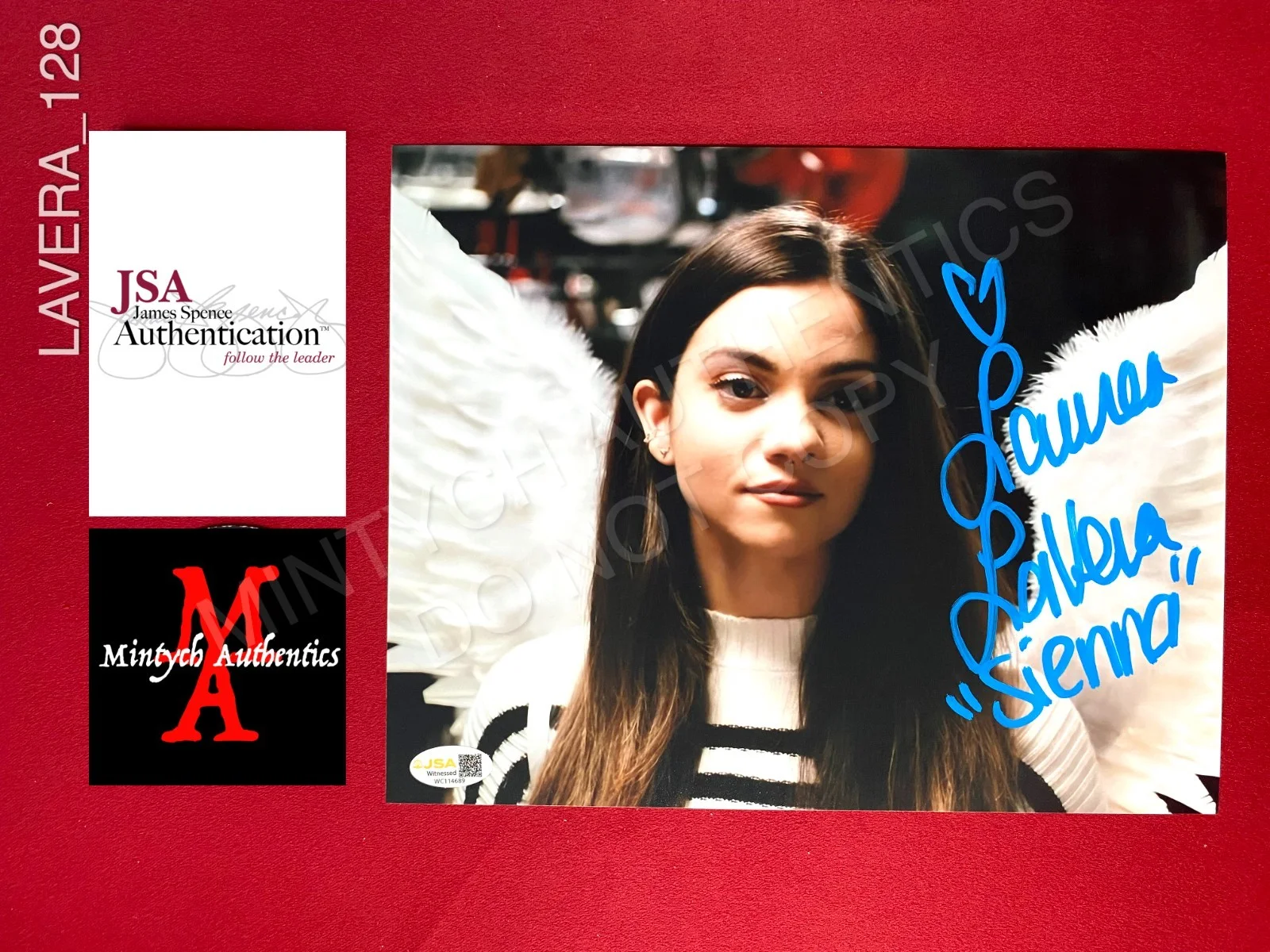 Lauren LaVera — Lauren Lavera autographed signed 8x10 photo Terrifier 2 Sienna JSA COA