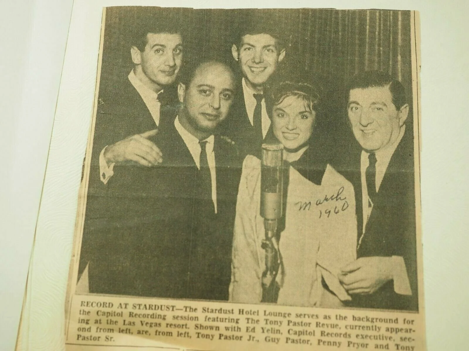 The Pastors and Penie Pryor Autographed Promo Agency Photo & News Clippin 8 x10", изображение 4