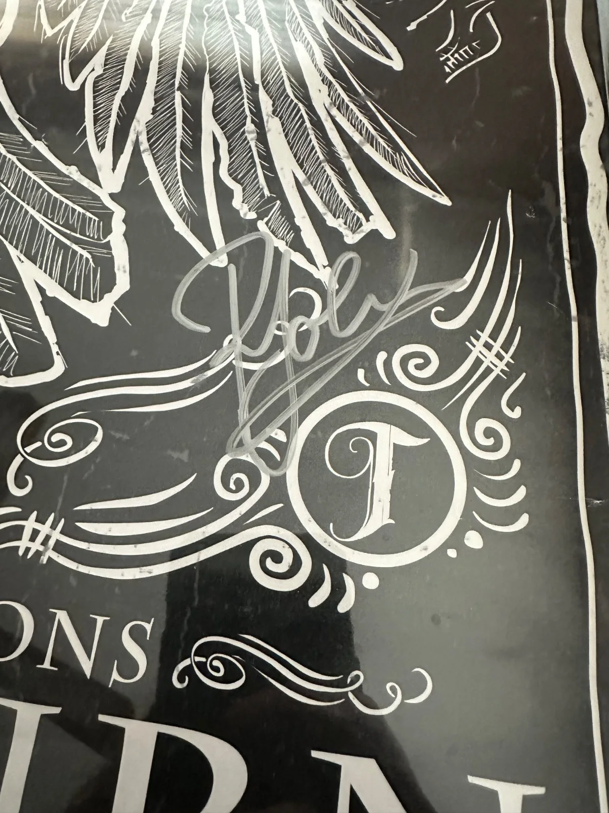 SIGNED 2014 Within Temptation US Tour Poster, image 3