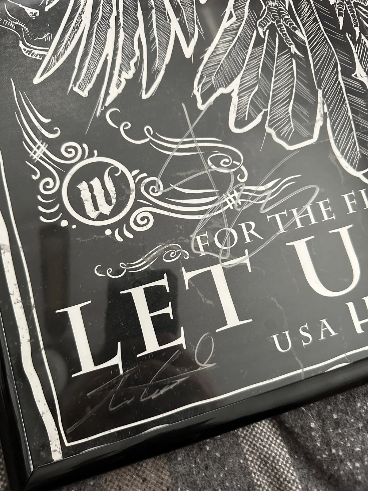 SIGNED 2014 Within Temptation US Tour Poster, image 4