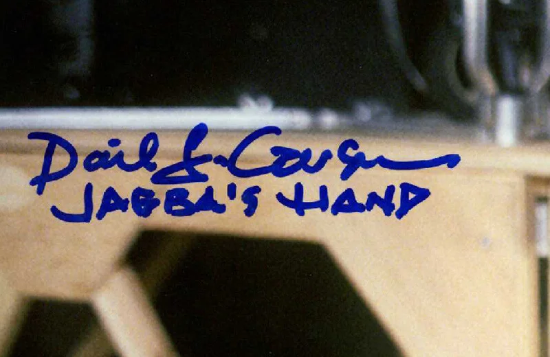 DAVID DAVE CARSON SIGNED 11x14 + JABBA'S HAND PHOTO ILM VFX STAR WARS BECKETT, изображение 2