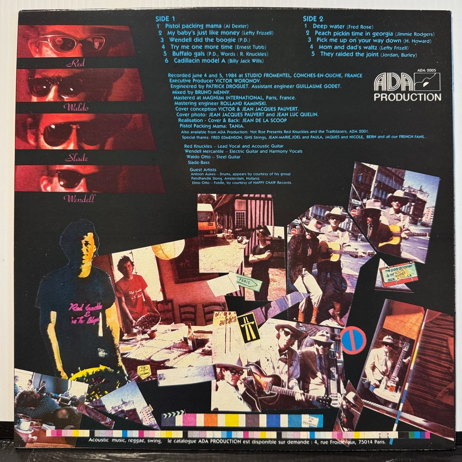 RED KNUCKLES & THE TRAILBLAZERS "Honky Tonk Swing Music- French Way" AUTOGRAPHED, изображение 3