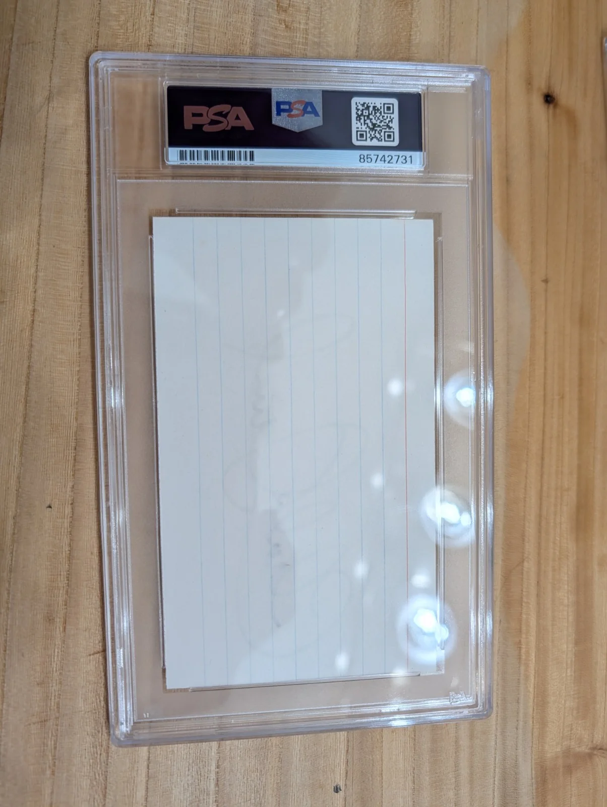 Charlie Daniels — CHARLIE DANIELS SIGNED INDEX CARD PSA ENCAPSULATE THE DEVIL WENT DOWN TO GEORGIA, image 2