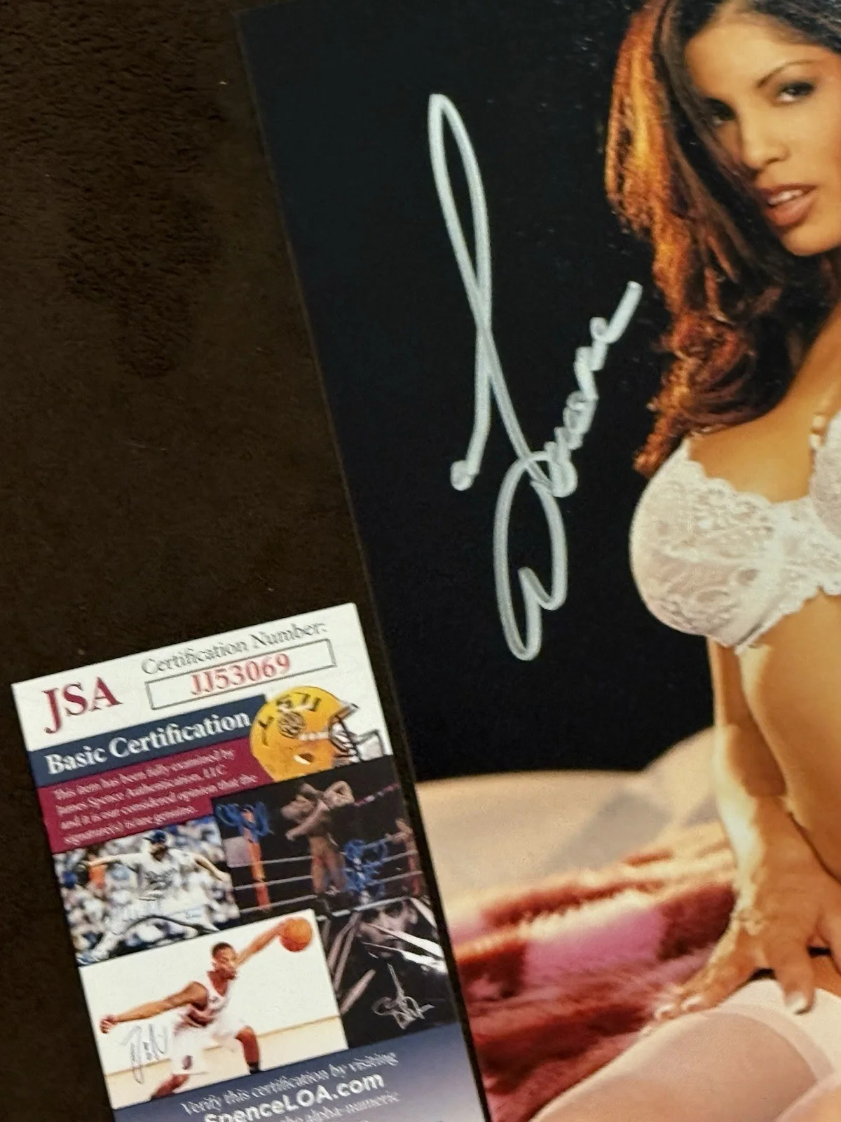 Alexis Amore Signed 8x10 PHOTO ADULT STAR AUTOGRAPH Naughty America JSA Rare, изображение 3