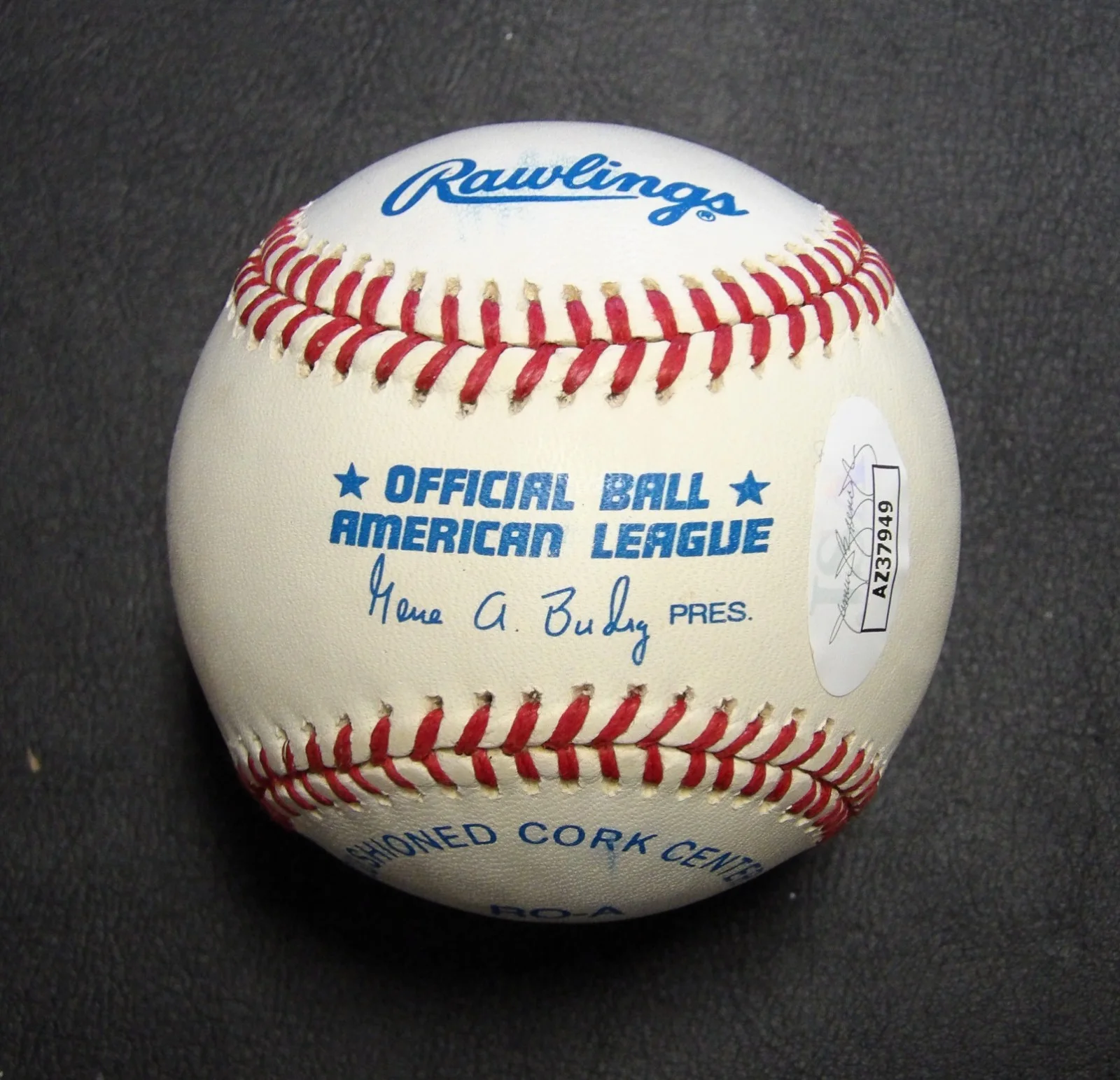 Charlie Sheen — Charlie Sheen Actor Signed Rawlings Official American League Baseball JSA Authen, image 2