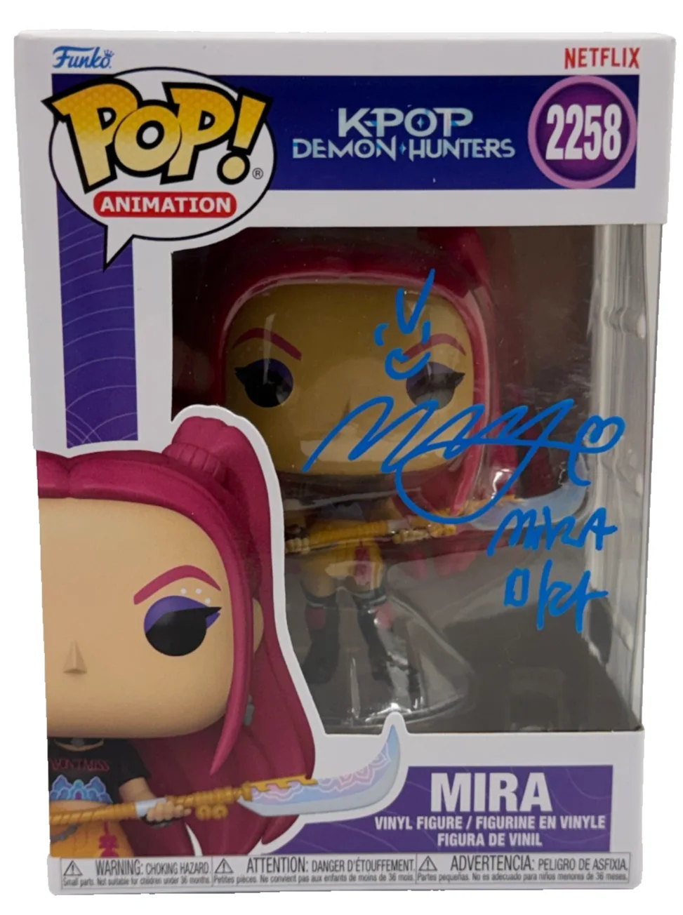 May Hong — May Hong Signed Mira Funko K Pop Demon Hunters Authentic Autograph Beckett