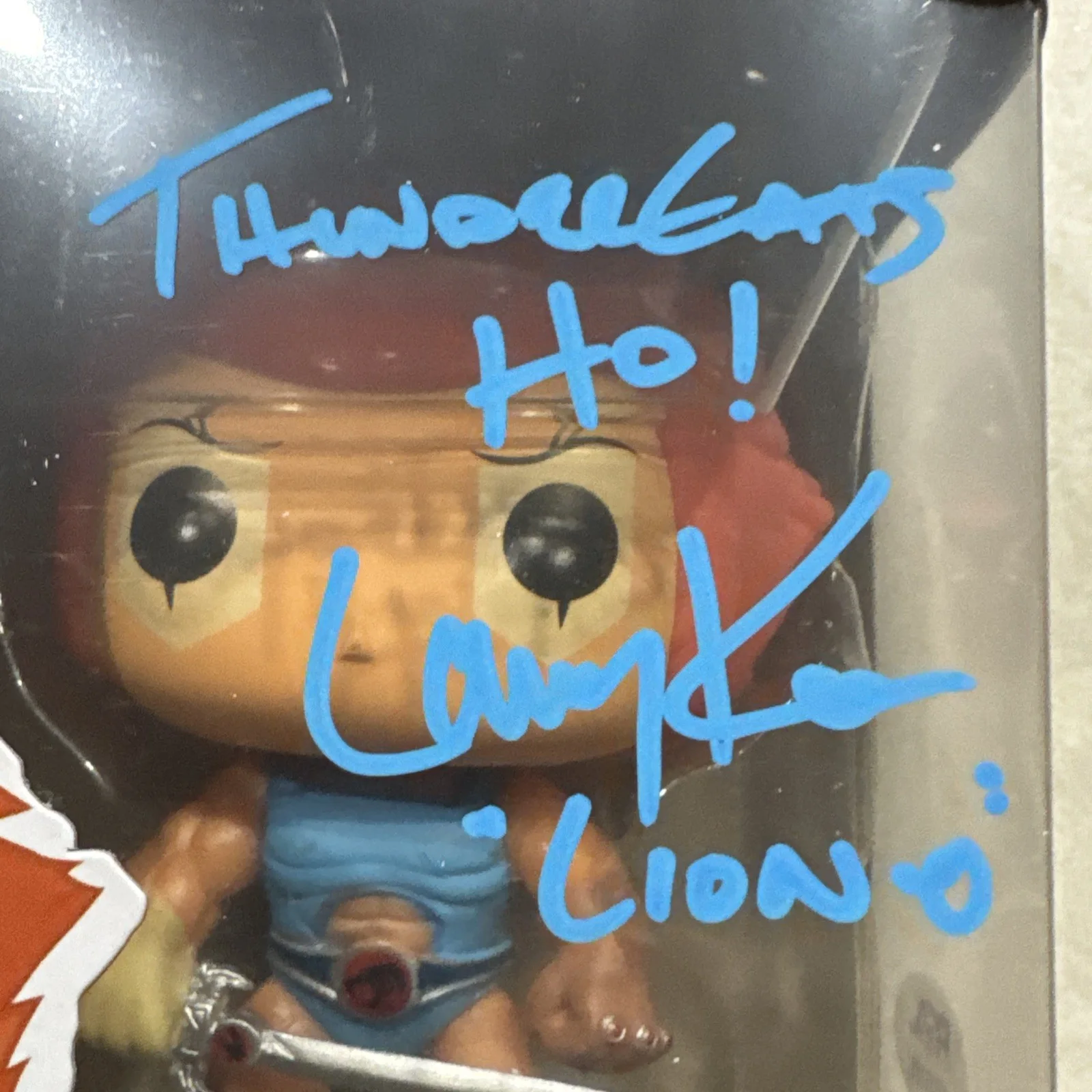 Larry Kenny — Funko Pop Thundercats Lion-O 102 Vaulted PSA/DNA Auto Signed RARE Larry Kenny, изображение 3