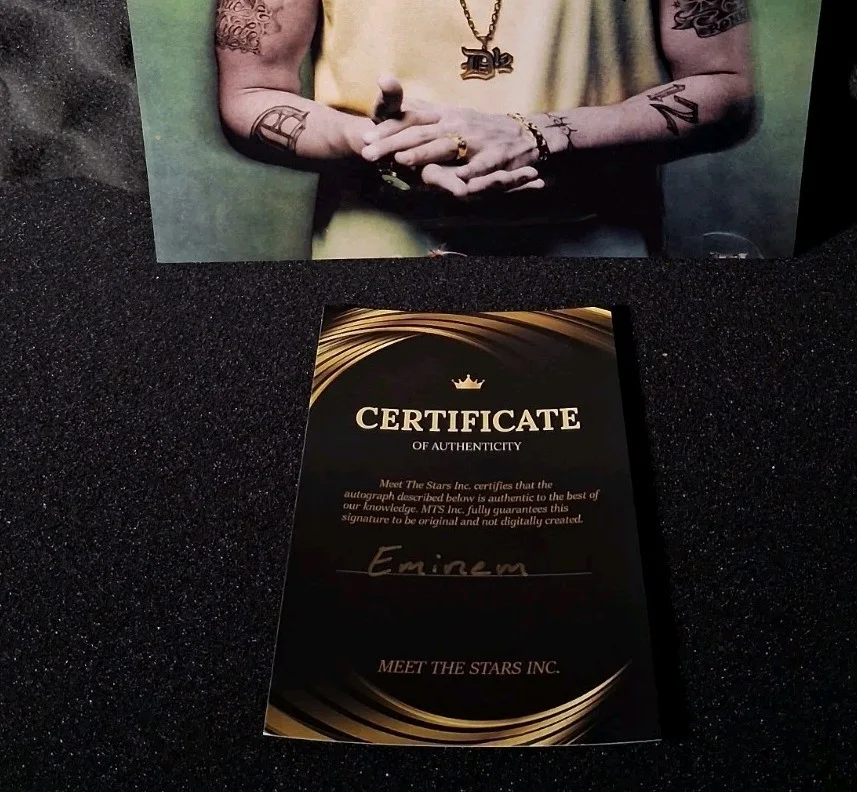 Eminem/Slim Shady Signed 8x10 Autographed Photo / Picture + COA, image 2