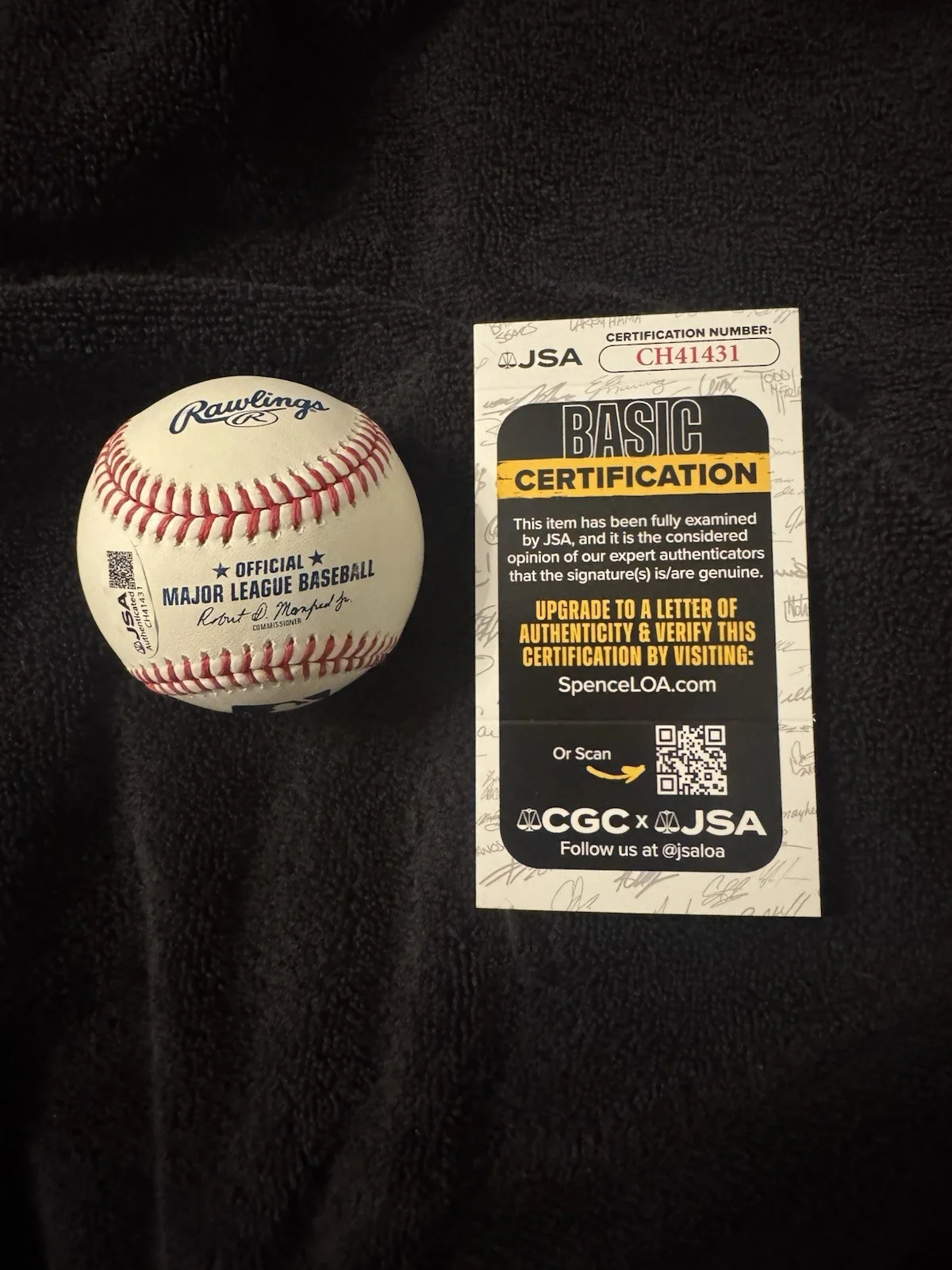 Efren Rameriz — Efren Ramirez SIGNED AUTOGRAPHED MLB Baseball Pedro Napoleon Dynamite JSA COA, image 2