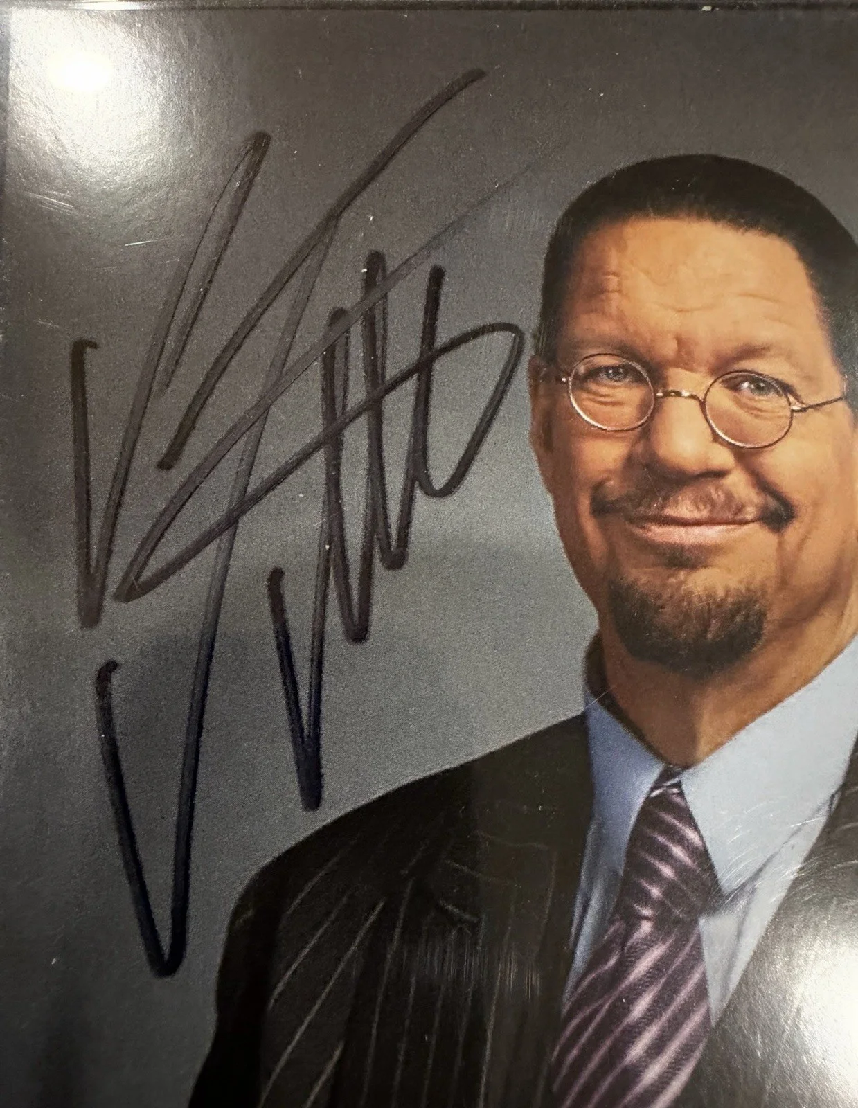 Penn & Teller - Signed 8x10 - Las Vegas Magicians, image 3