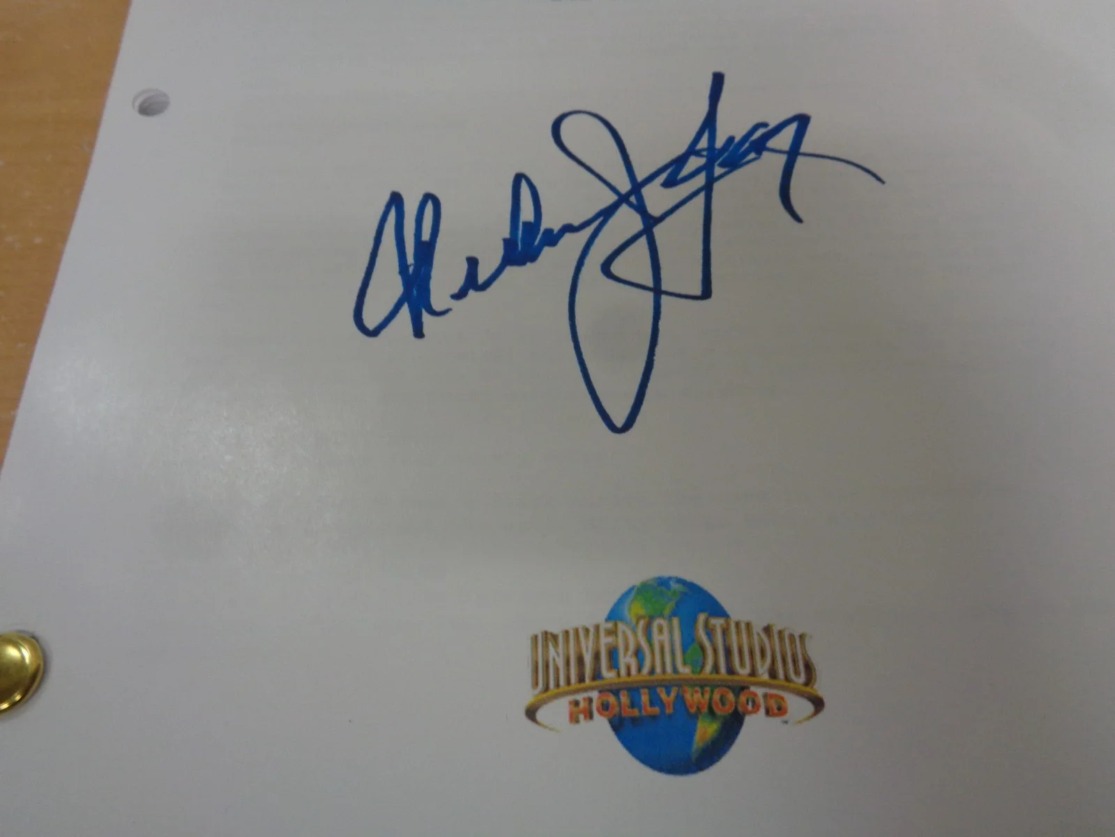 Laura Johnson — Laura Johnson Signed Autograph Back to the Future Script Screenplay, image 3